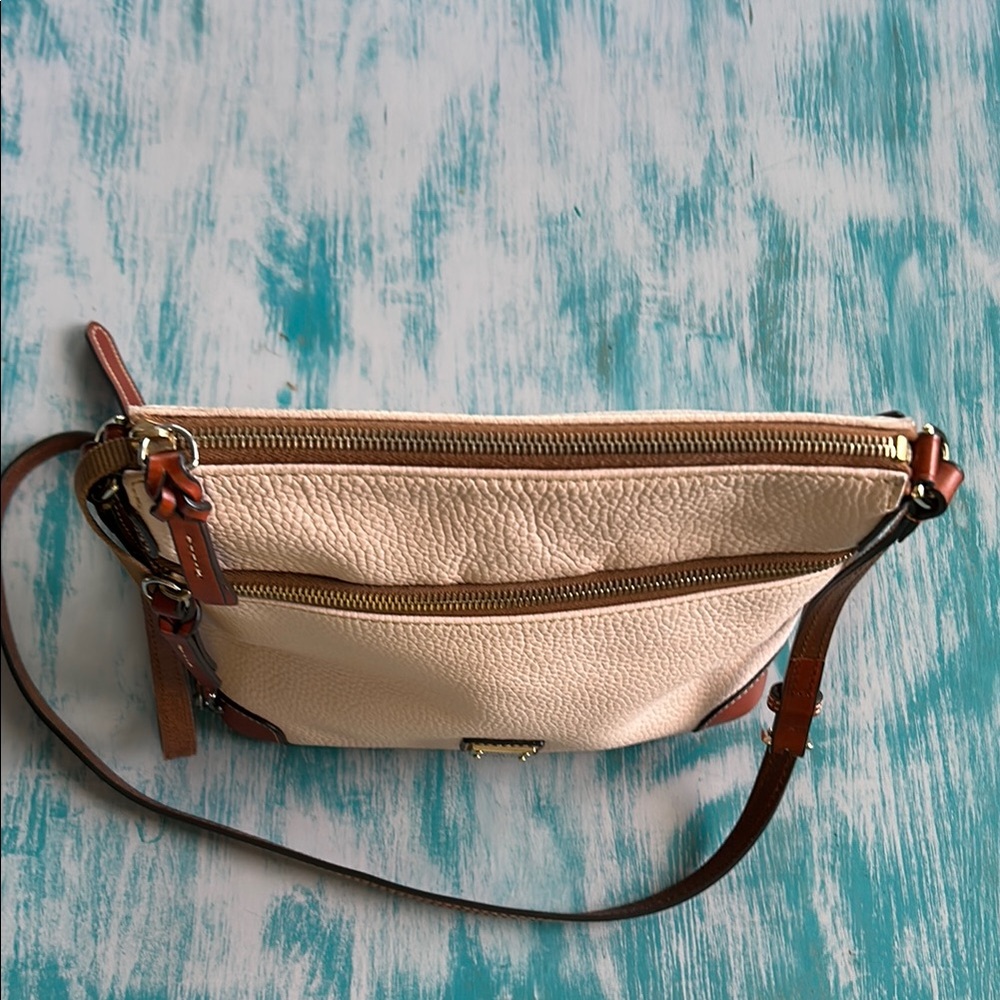 Dooney & Bourke Blush Pink and Brown Crossbody Bag - Picture 12 of 12